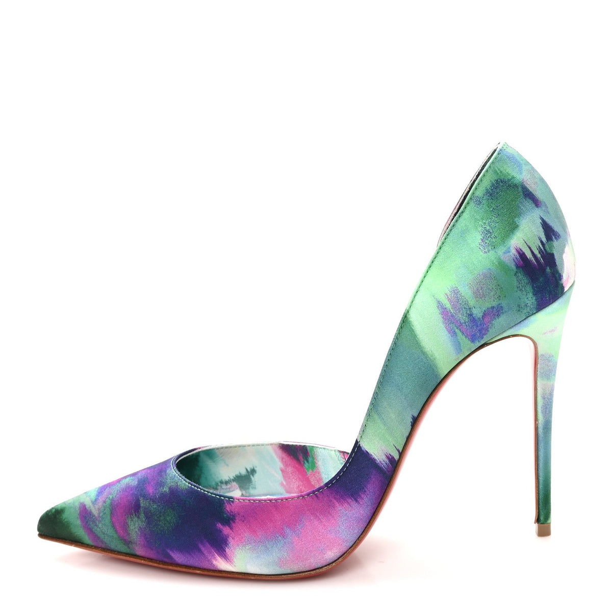 Christian Louboutin - Satin Melancholia Iriza 100 Pumps