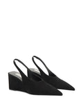 Alaïa - Cube Pointy Wedge Slingback Pumps