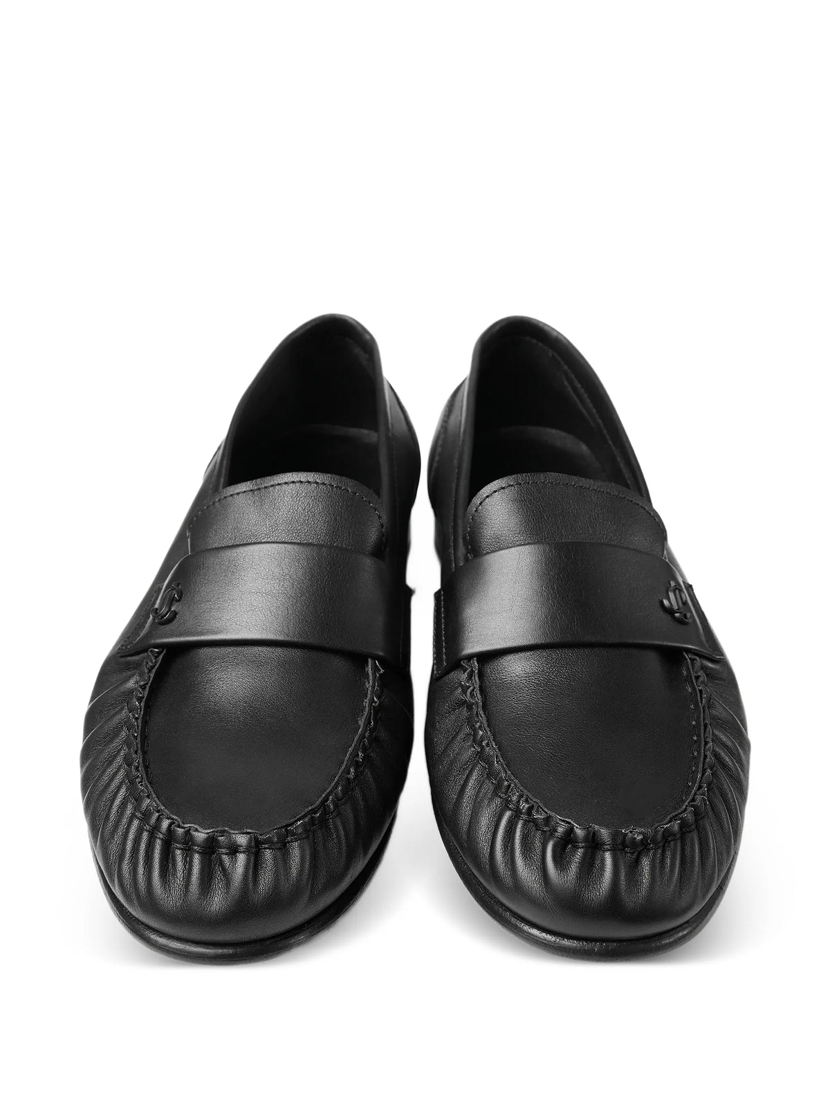 Jimmy Choo - Ellis Logo-plaque Loafers
