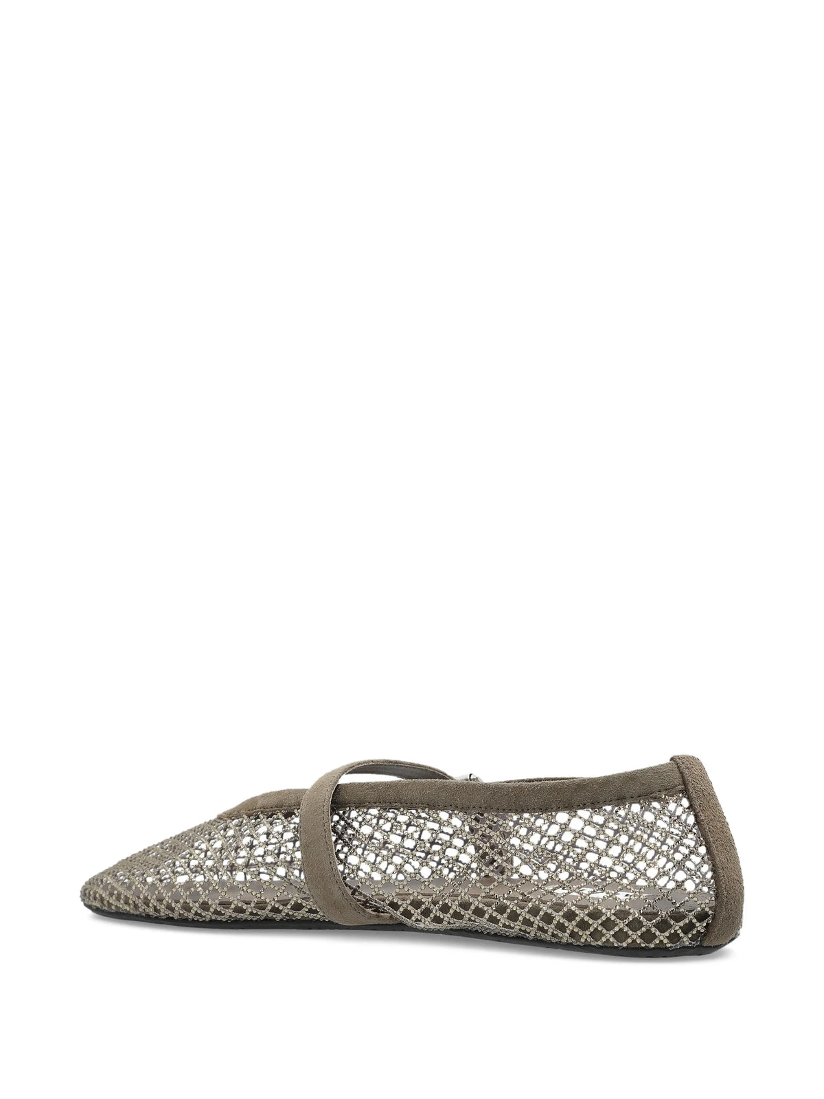 Alaïa - Ballet Flats In Strass Fishnet