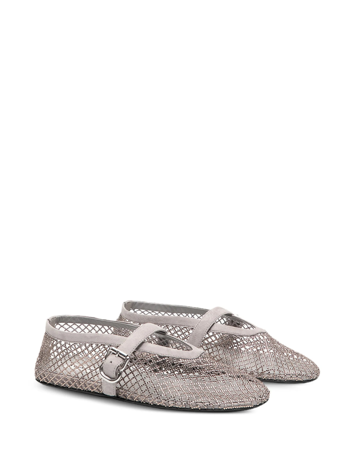Alaïa - Ballet Flats In Strass Fishnet