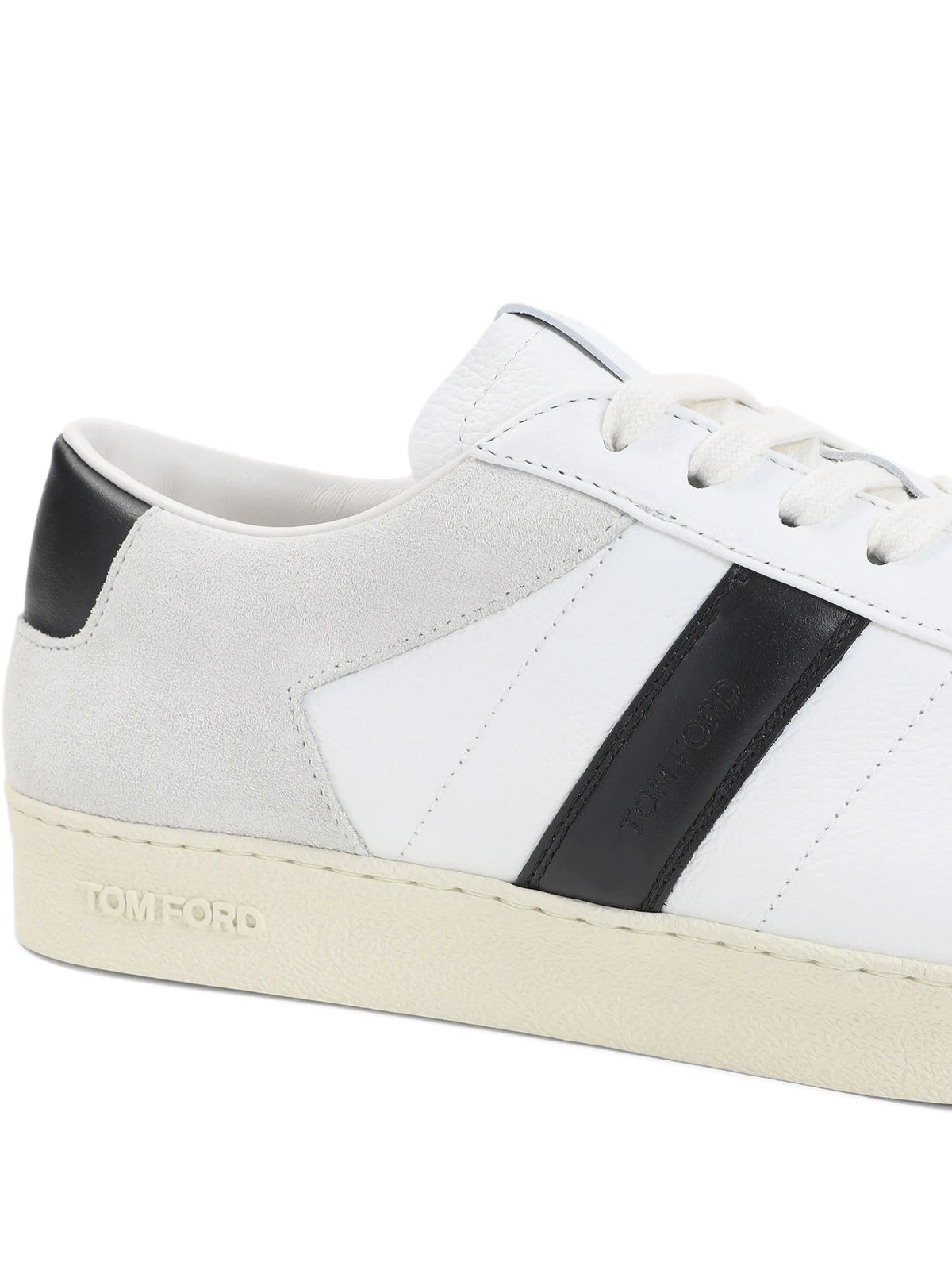 Tom Ford - Grain Leather And Suede Blake Sneakers