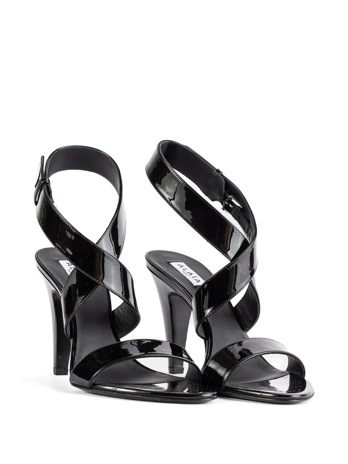 Alaïa - Patent-leather Heeled Sandals