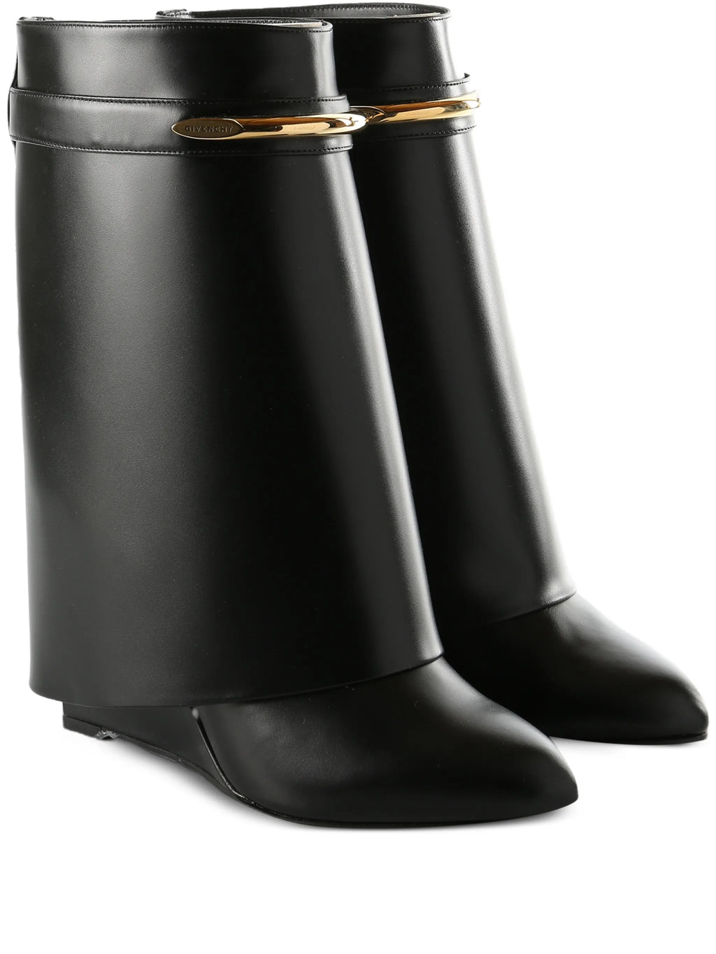 Givenchy - Shark Pinch Ankle Boots In Leather