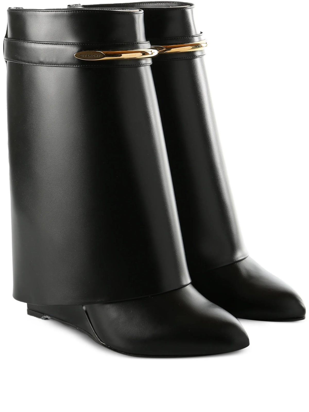 Givenchy - Shark Pinch Ankle Boots In Leather