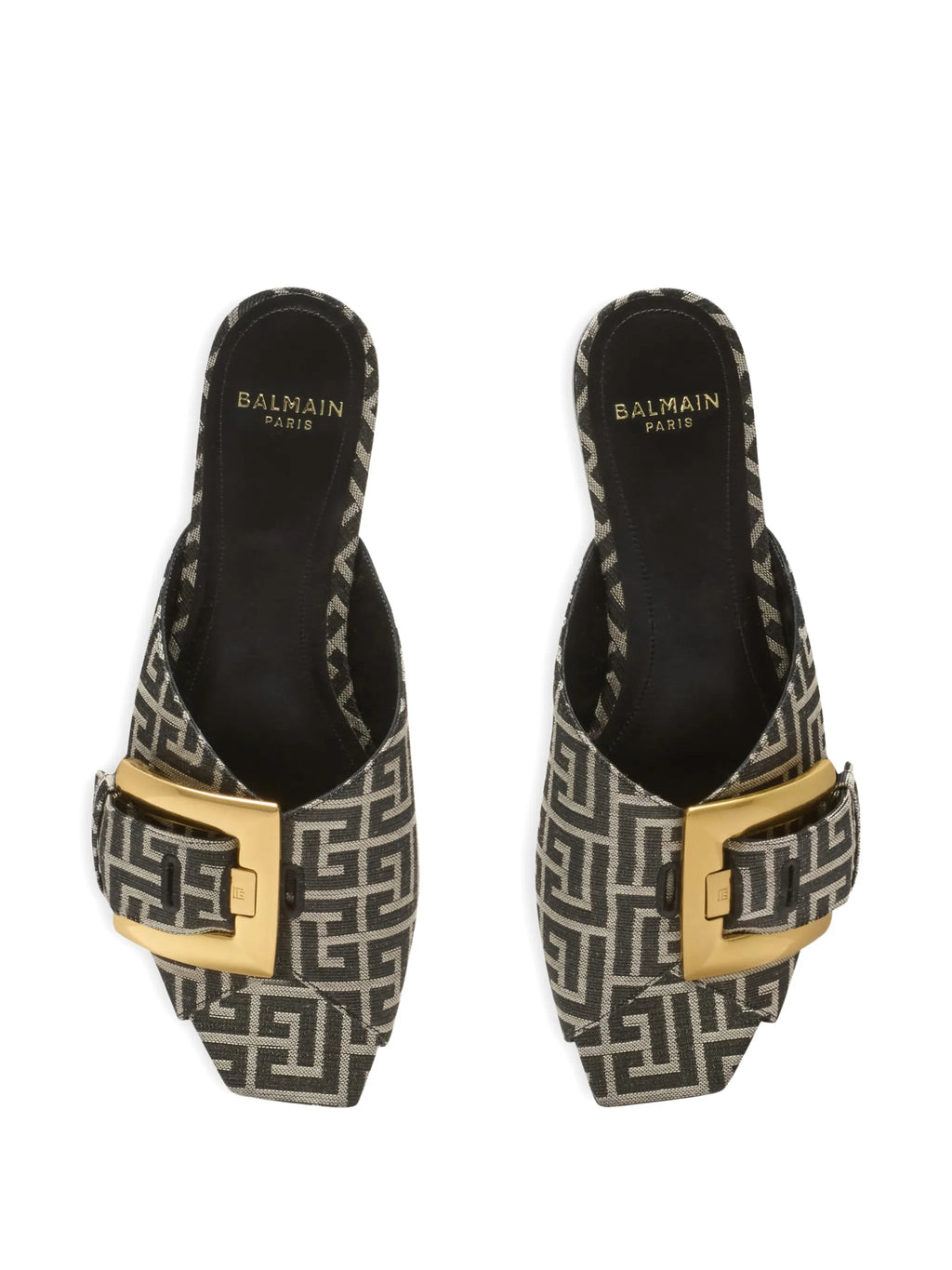 Balmain - Anthem Monogram-pattern Sandals
