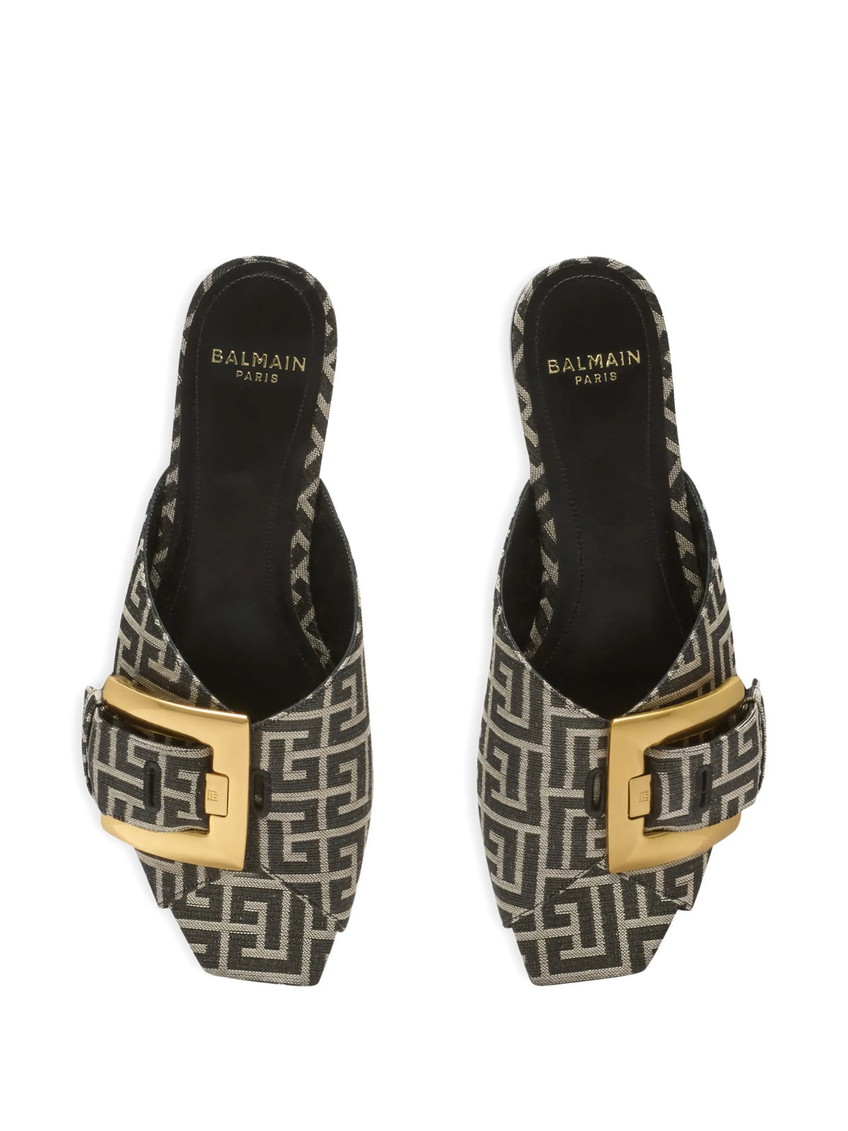 Balmain - Anthem Monogram-pattern Sandals