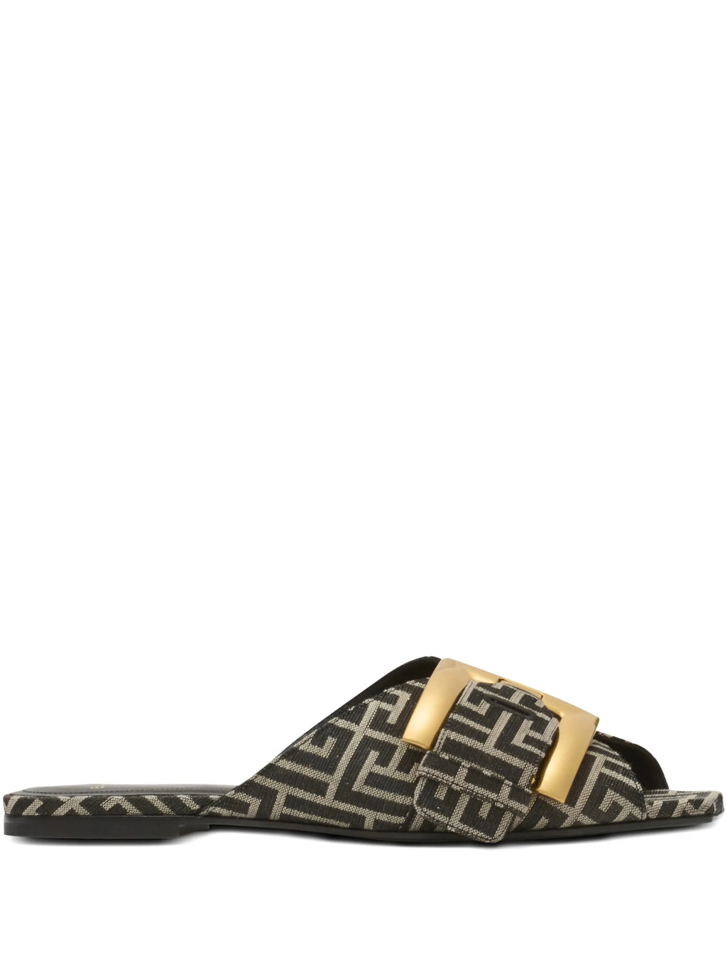 Balmain - Anthem Monogram-pattern Sandals