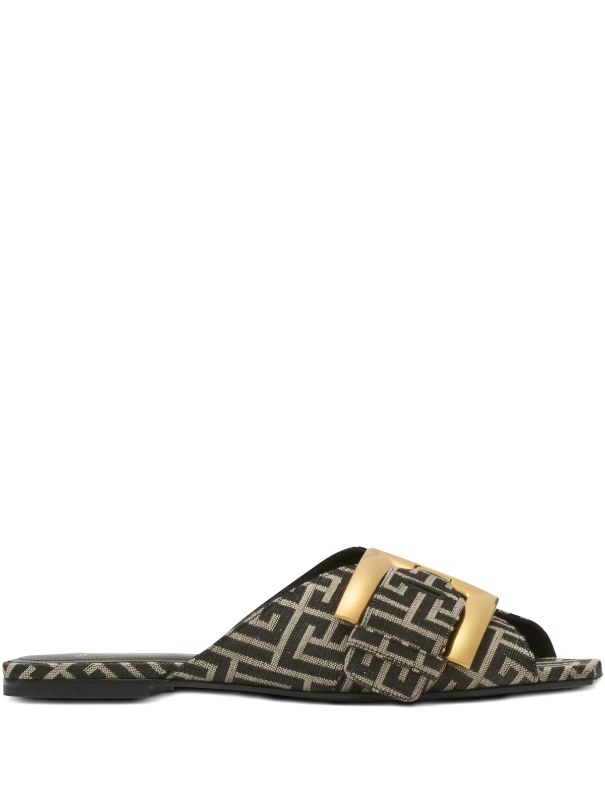 Balmain - Anthem Monogram-pattern Sandals