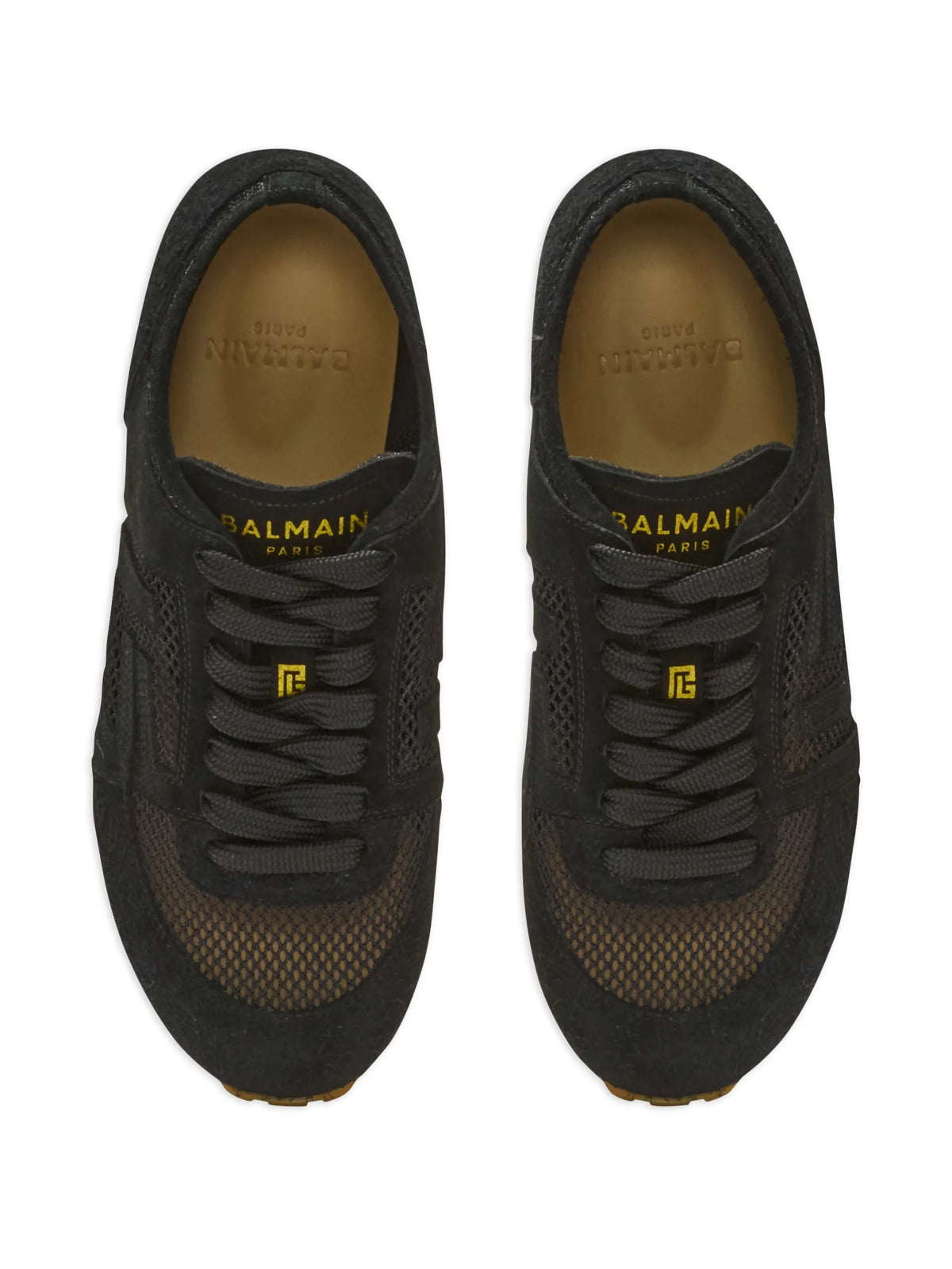 Balmain - Racer 45 Trainers In Calfskin, Suede And Nylon