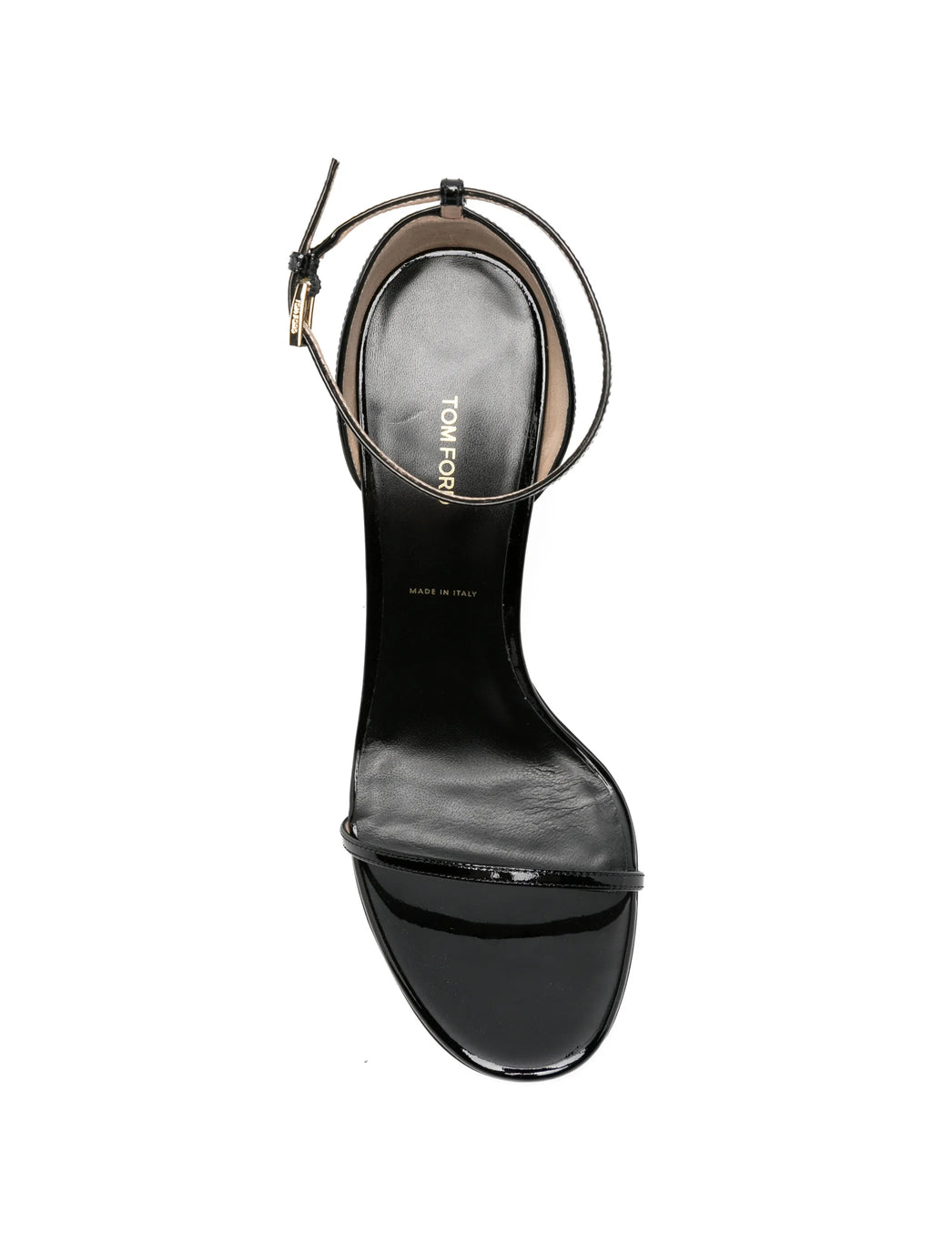 Tom Ford - Patent Leather Vertigo Ankle Strap Sandals