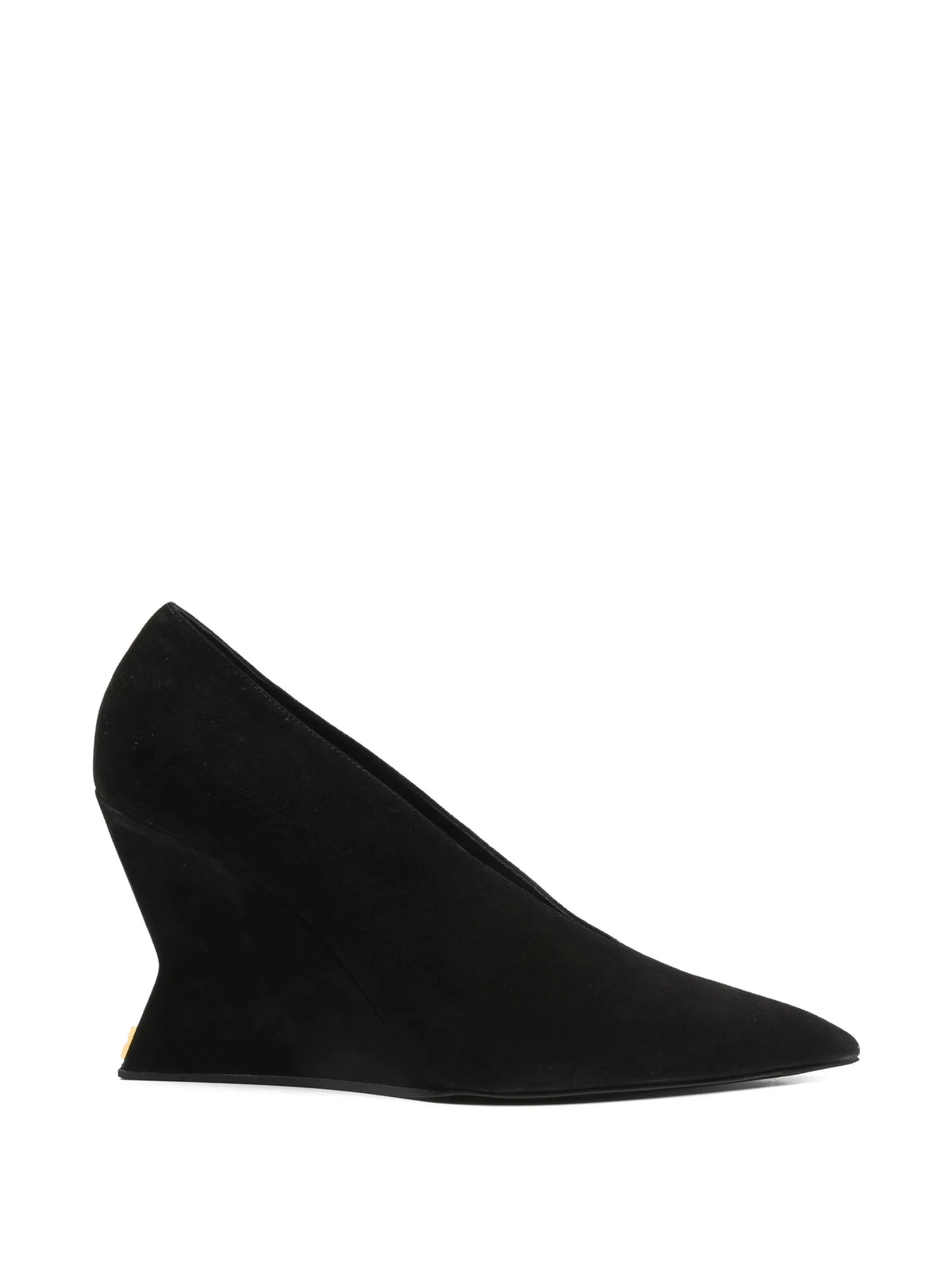 Balmain - Suede Wedge-heel Pumps