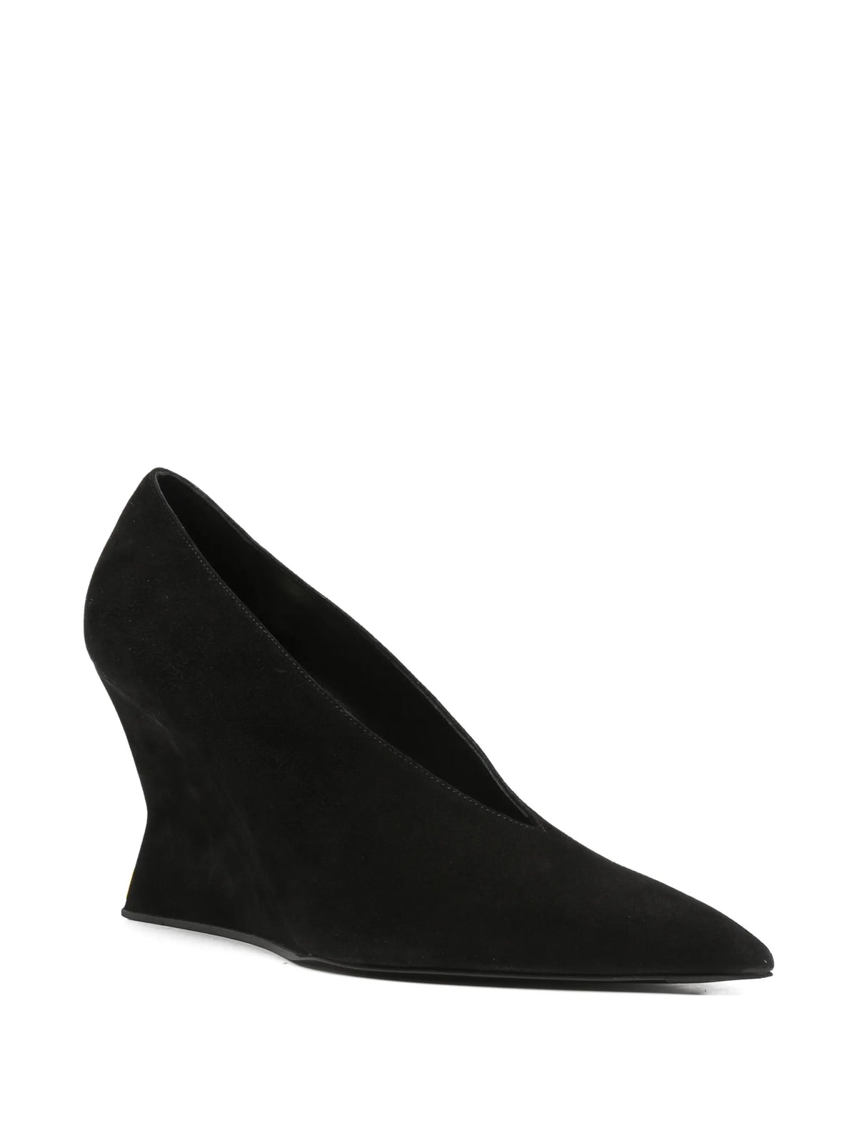 Balmain - Suede Wedge-heel Pumps
