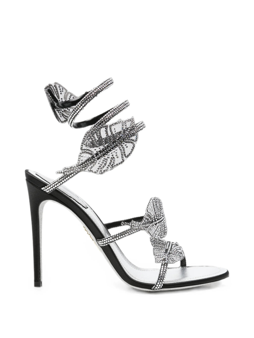 René Caovilla - Leaf Crystal-embellished Heeled Sandals