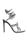 René Caovilla - Leaf Crystal-embellished Heeled Sandals