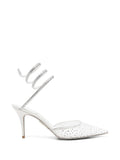 René Caovilla - Belle Crystal-embellished Lace Pumps