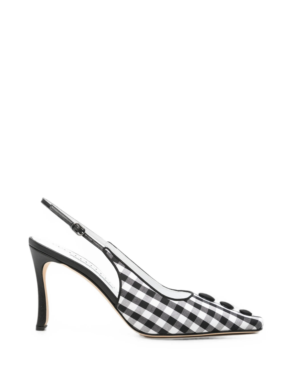 Manolo Blahnik - Alexa Check-pattern Heeled Pumps