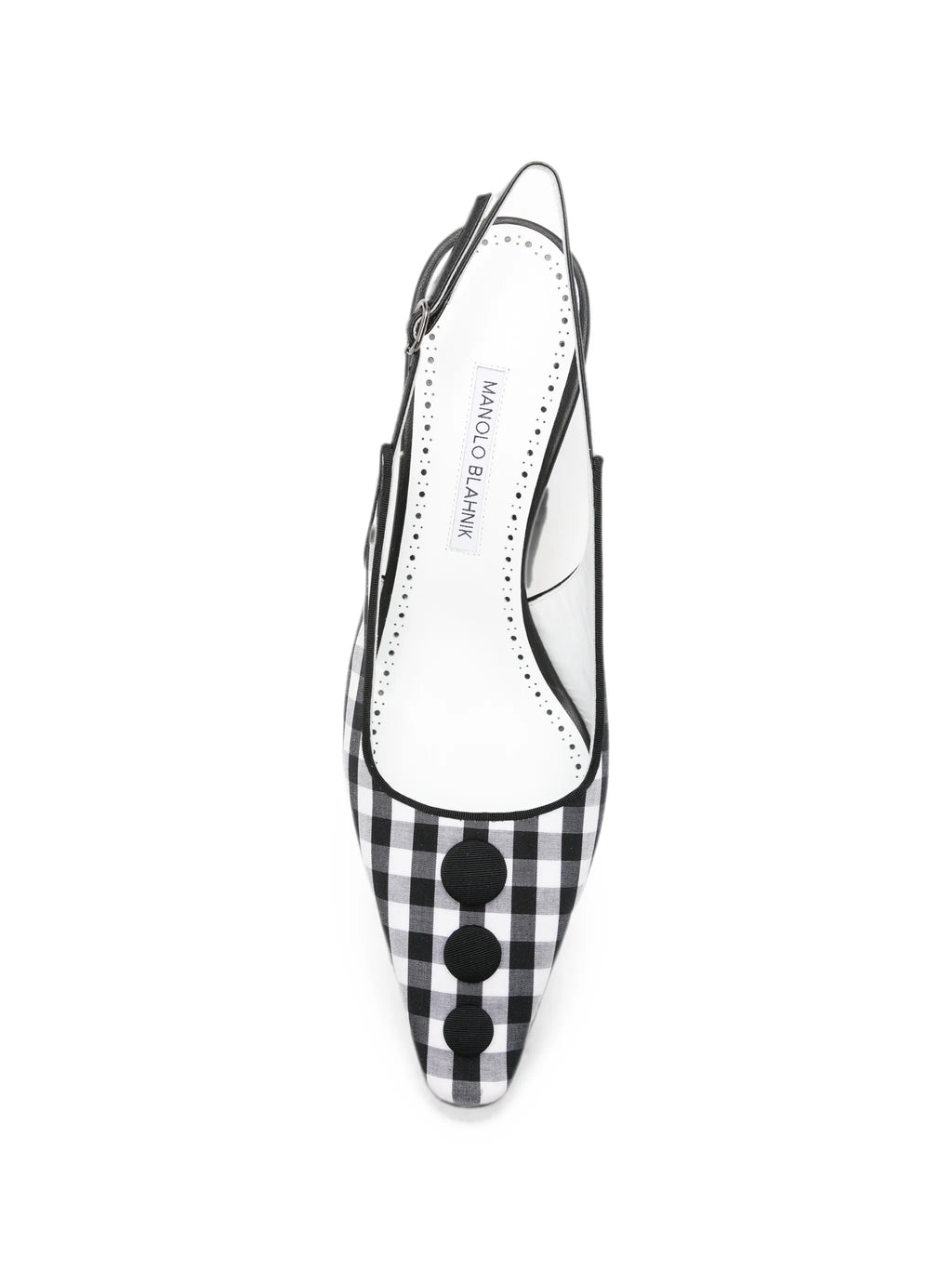 Manolo Blahnik - Alexa Check-pattern Heeled Pumps