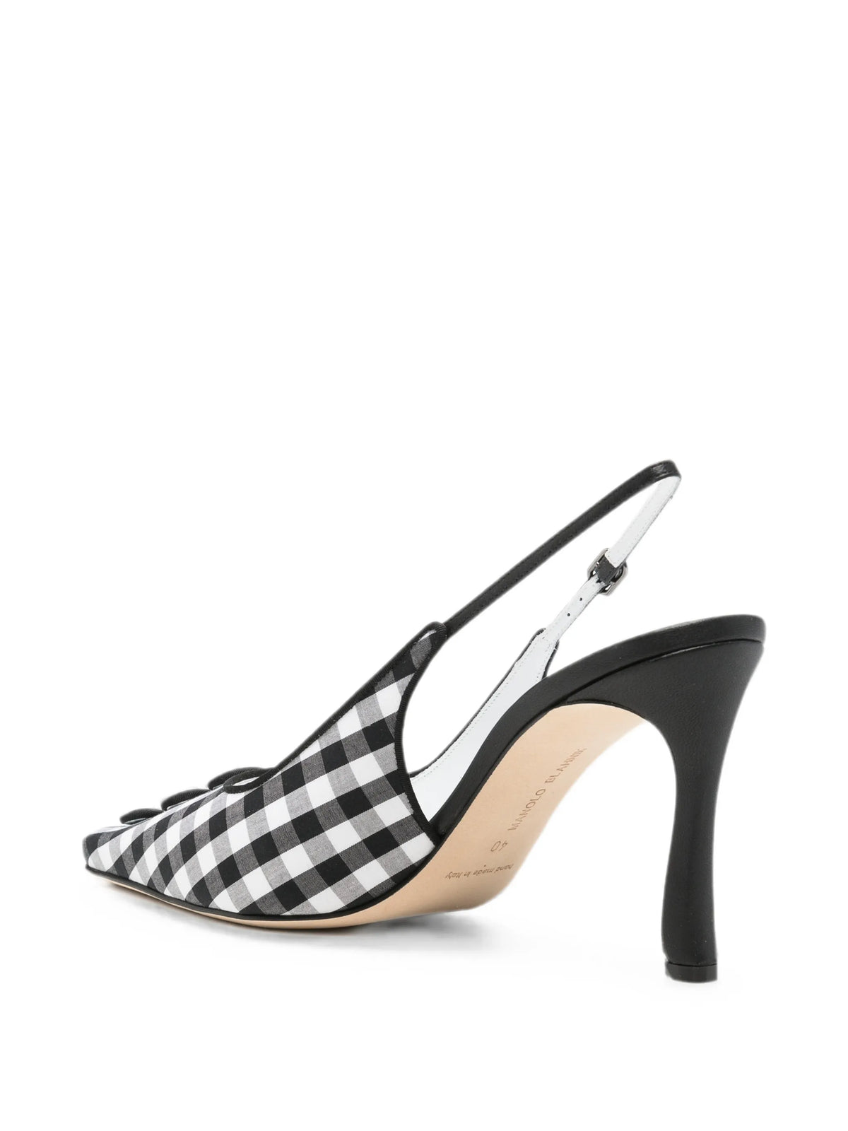Manolo Blahnik - Alexa Check-pattern Heeled Pumps