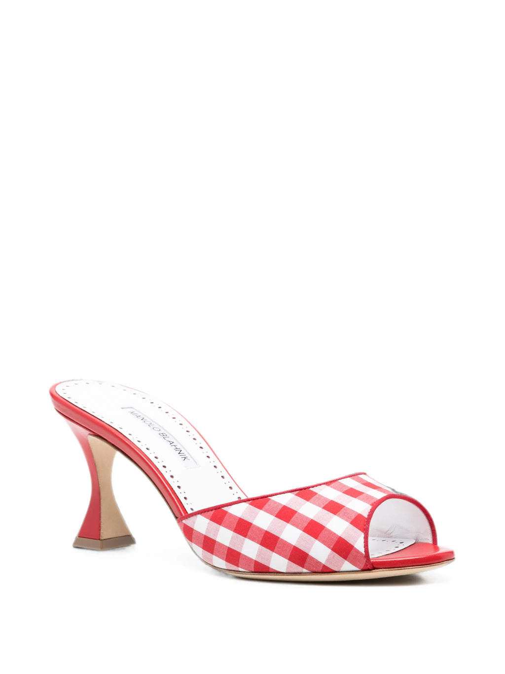 Manolo Blahnik - Jadara Gingham Mules