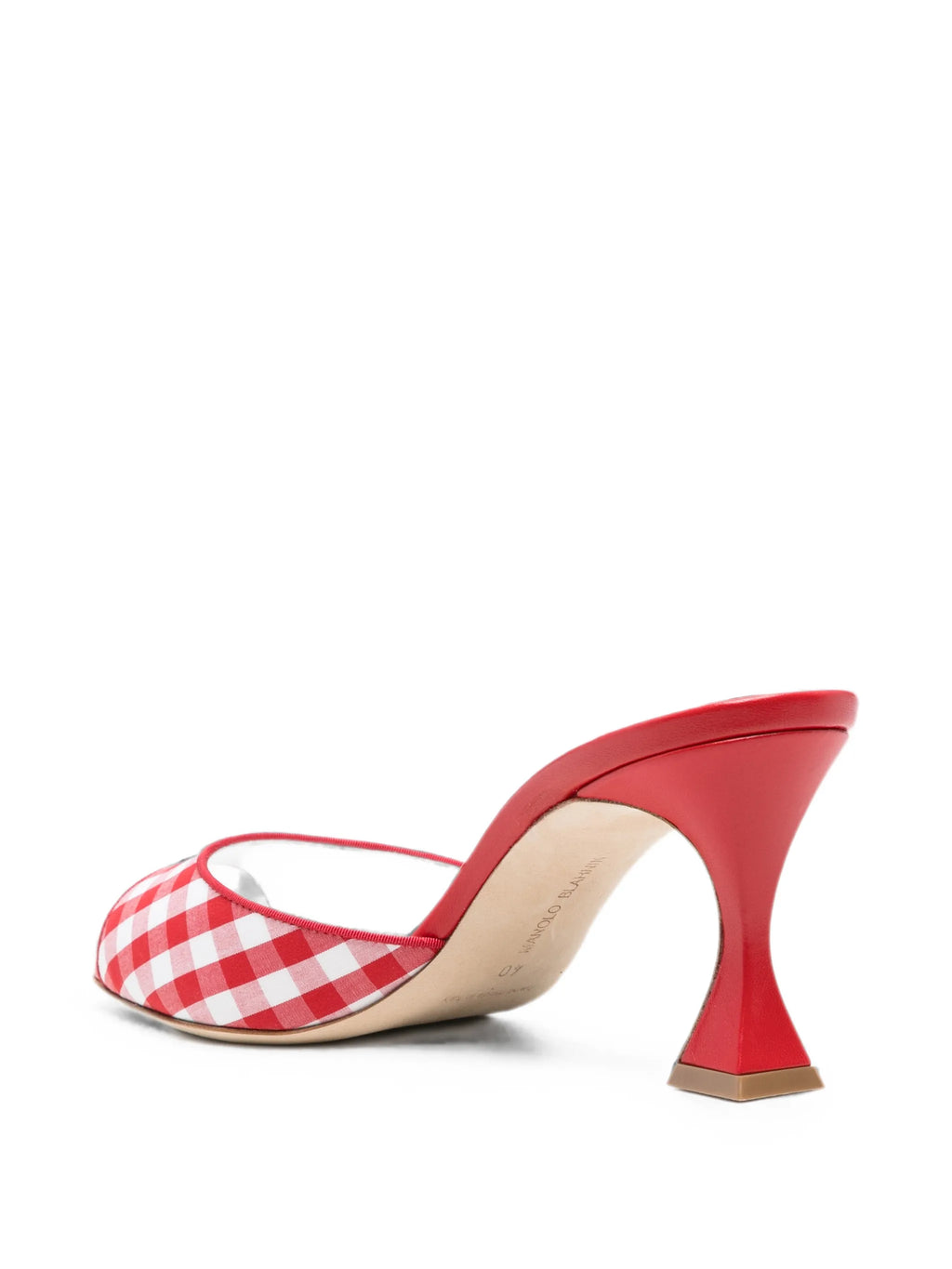 Manolo Blahnik - Jadara Gingham Mules