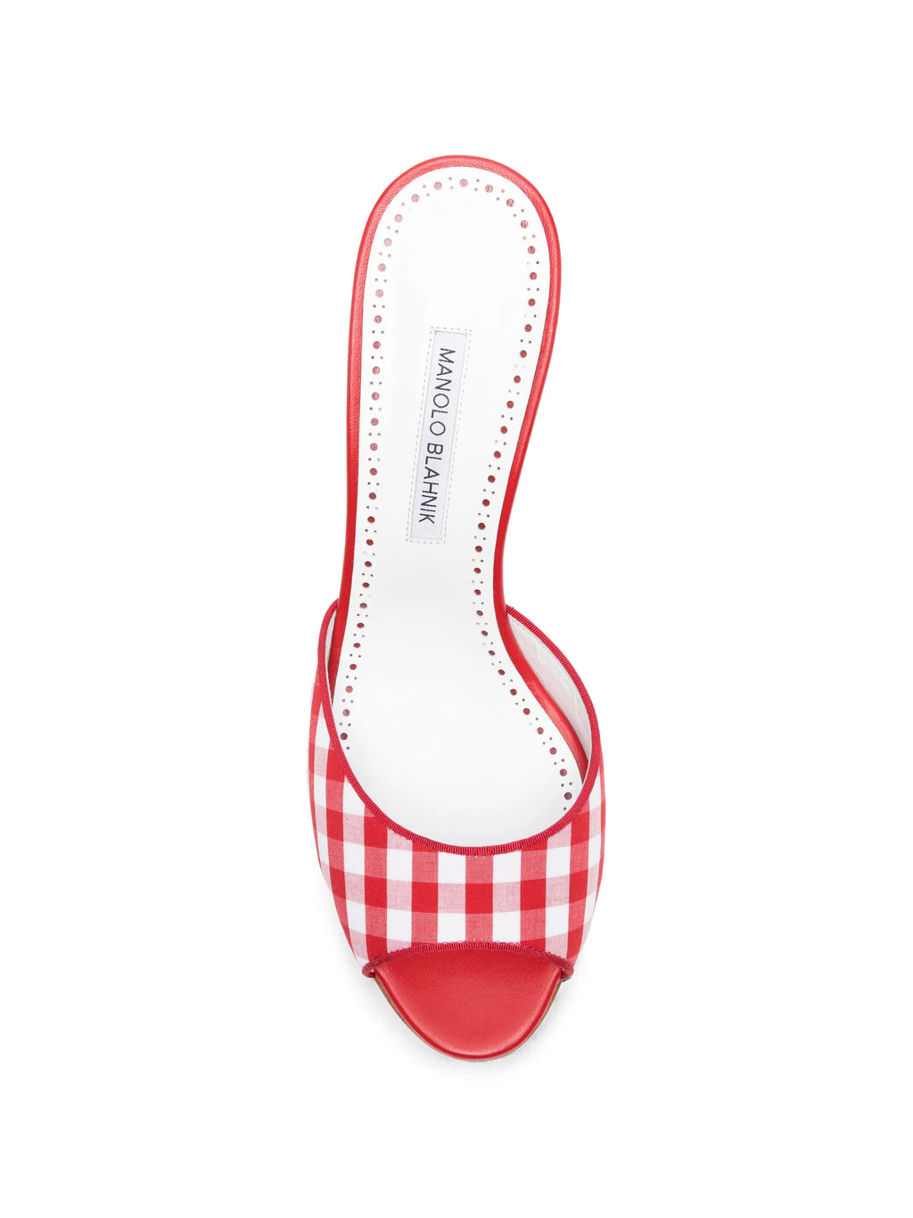 Manolo Blahnik - Jadara Gingham Mules