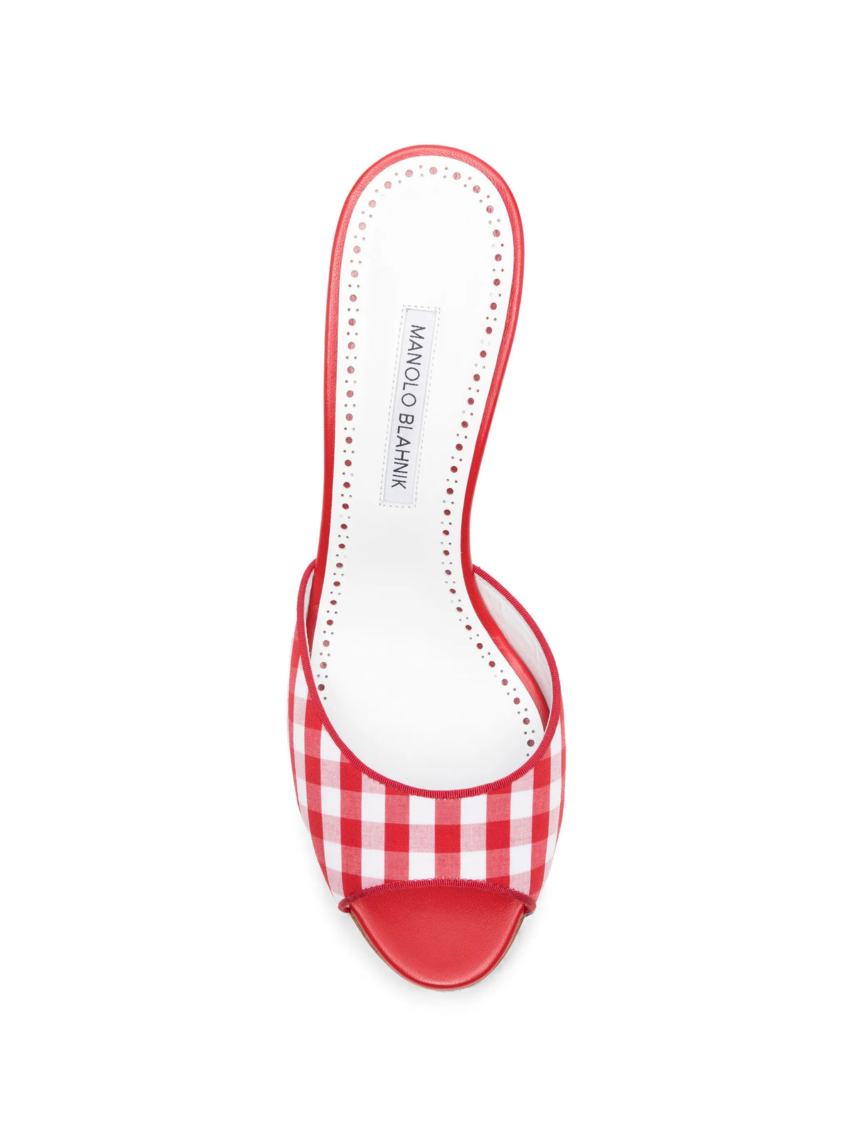 Manolo Blahnik - Jadara Gingham Mules