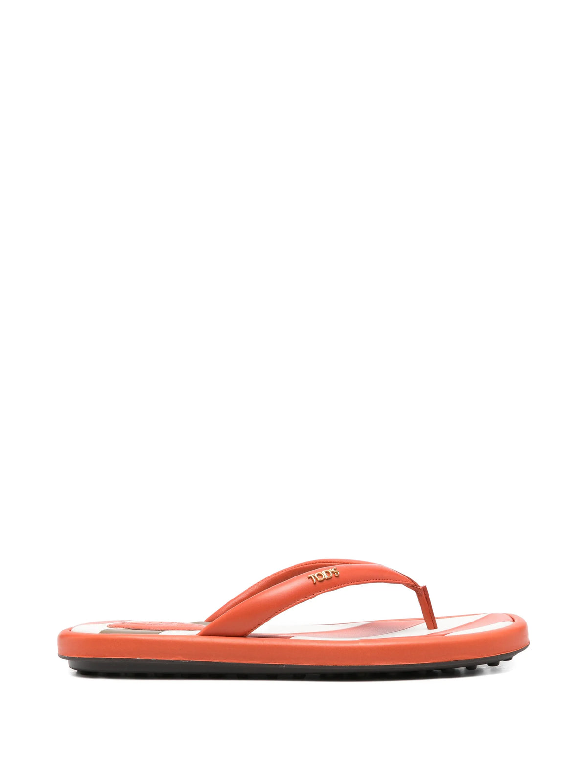 Tod's - Stripe Detail Flip Flops