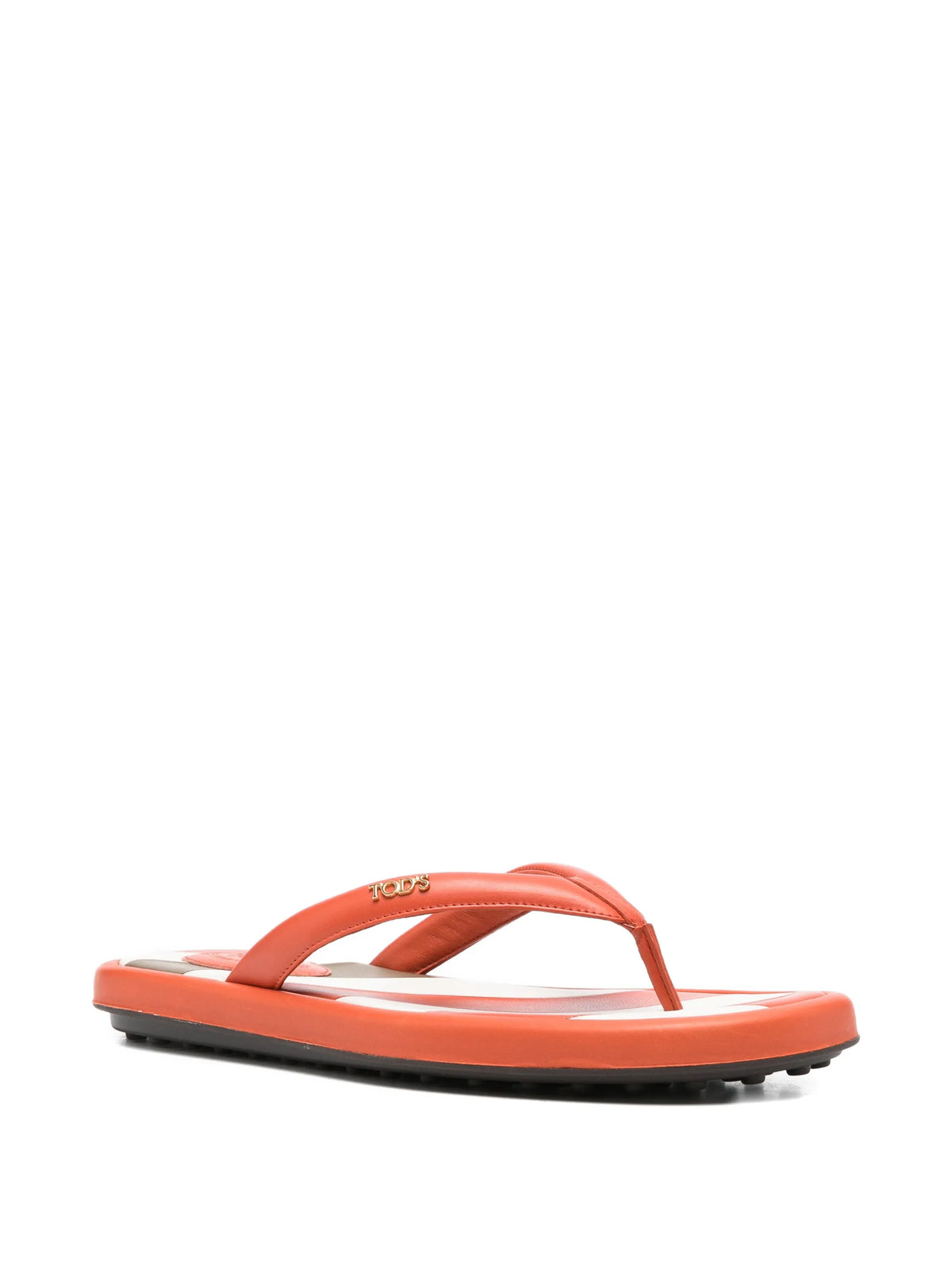 Tod's - Stripe Detail Flip Flops