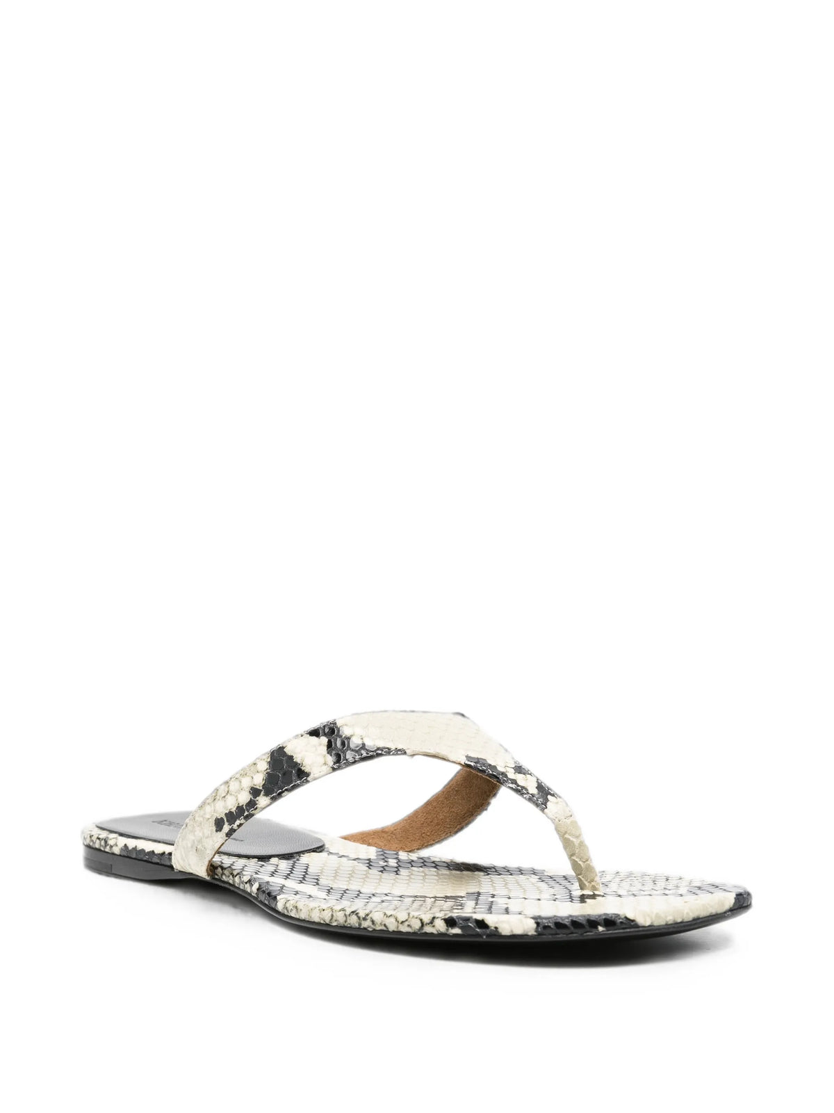 Khaite - Archer Snakeskin-print Sandals