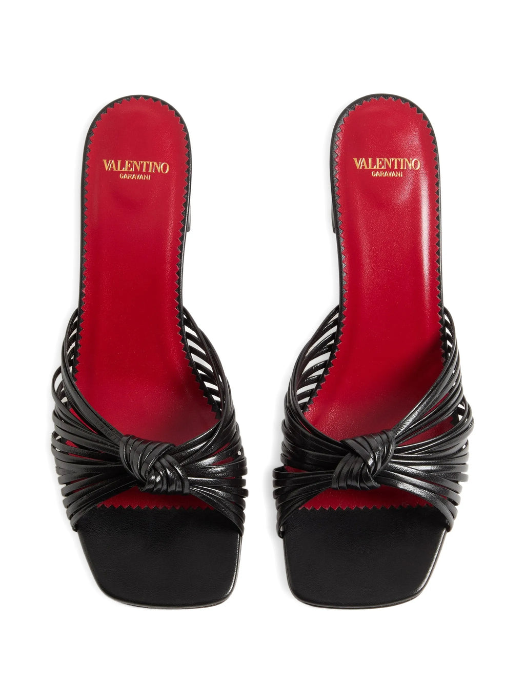 Valentino - Annet Kidskin Slide Sandals 60Mm