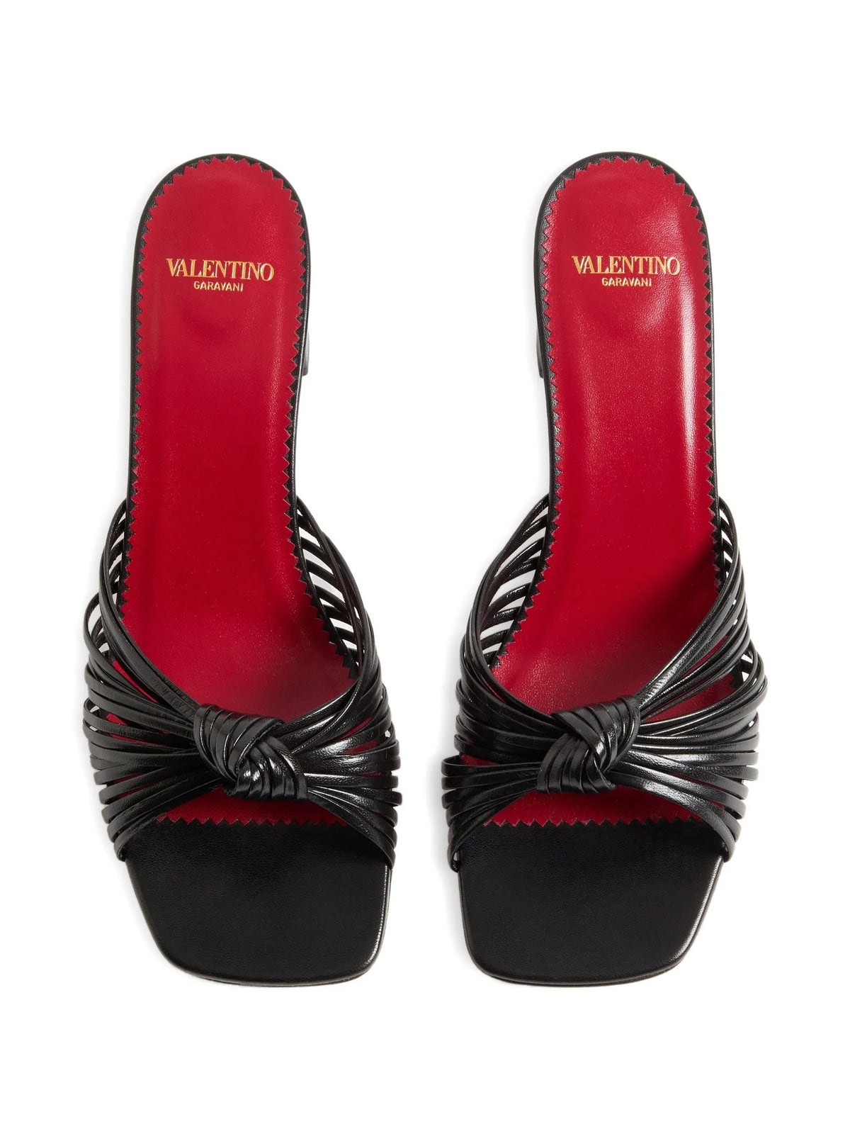 Valentino - Annet Kidskin Slide Sandals 60Mm