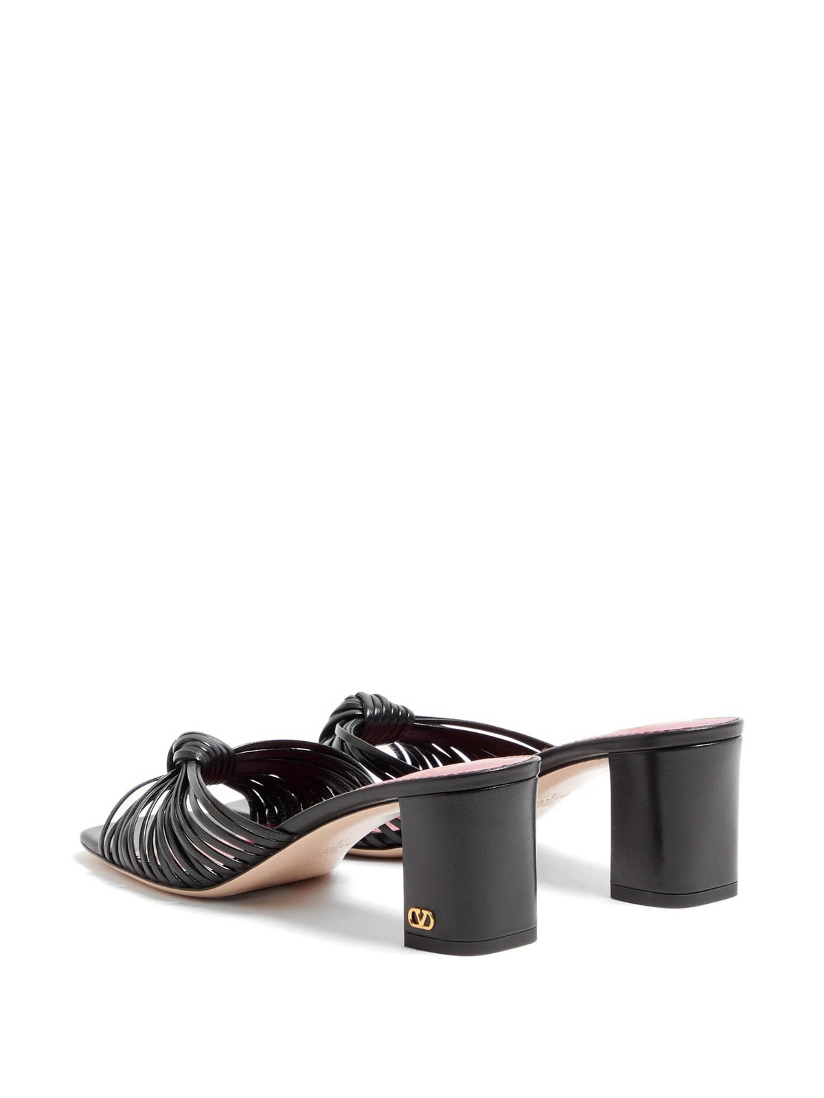 Valentino - Annet Kidskin Slide Sandals 60Mm