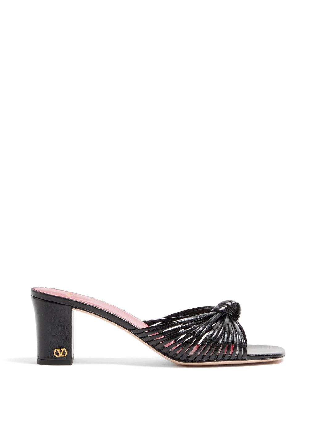 Valentino - Annet Kidskin Slide Sandals 60Mm
