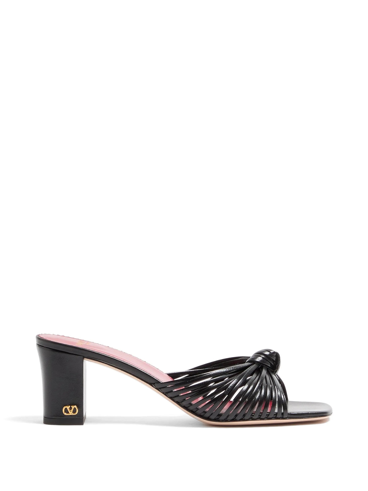 Valentino - Annet Kidskin Slide Sandals 60Mm