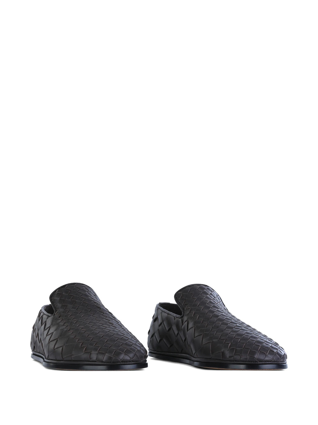 Bottega Veneta - Sunday Woven Flat Loafers