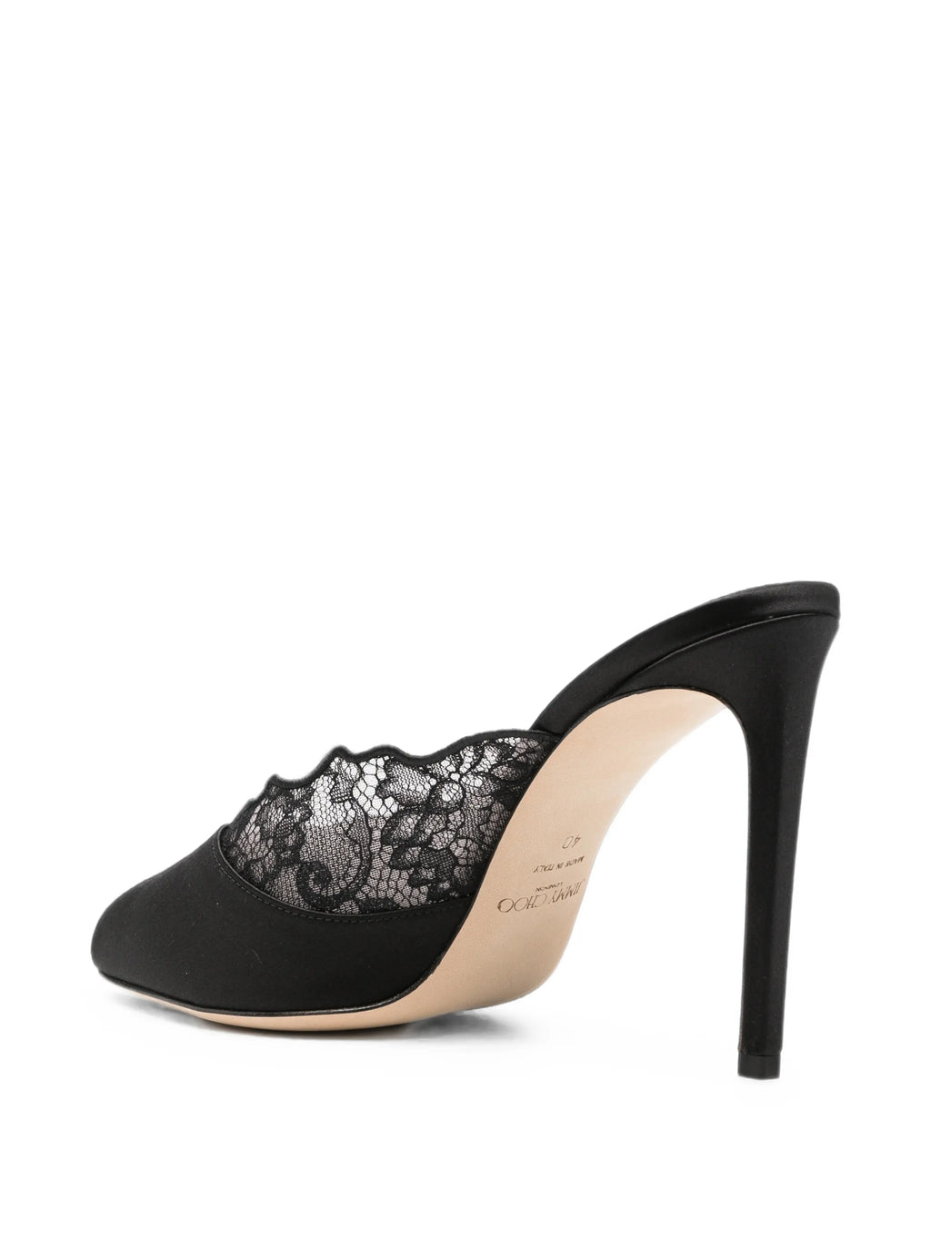 Jimmy Choo - Brigitte Lace Peep-toe Sandals