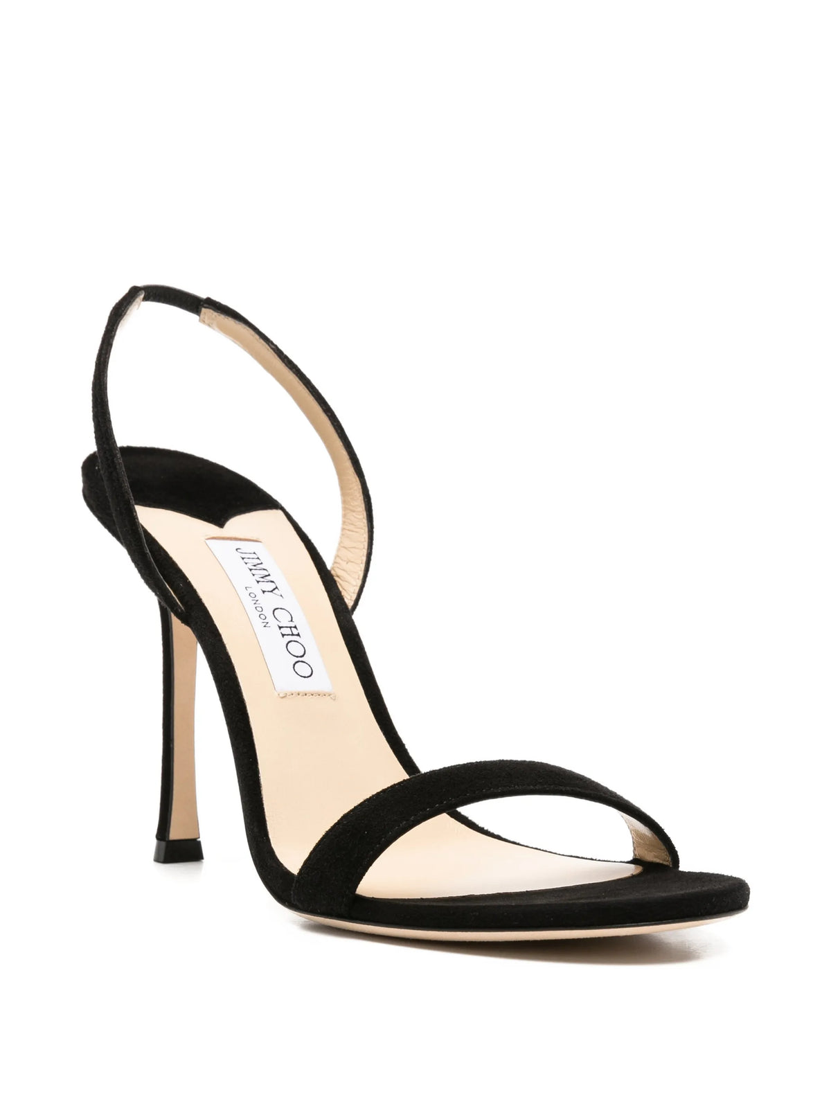 Jimmy Choo - Jenn 100 Black Suede Sandals
