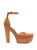 Chloé - Lola Studded Heeled Pumps