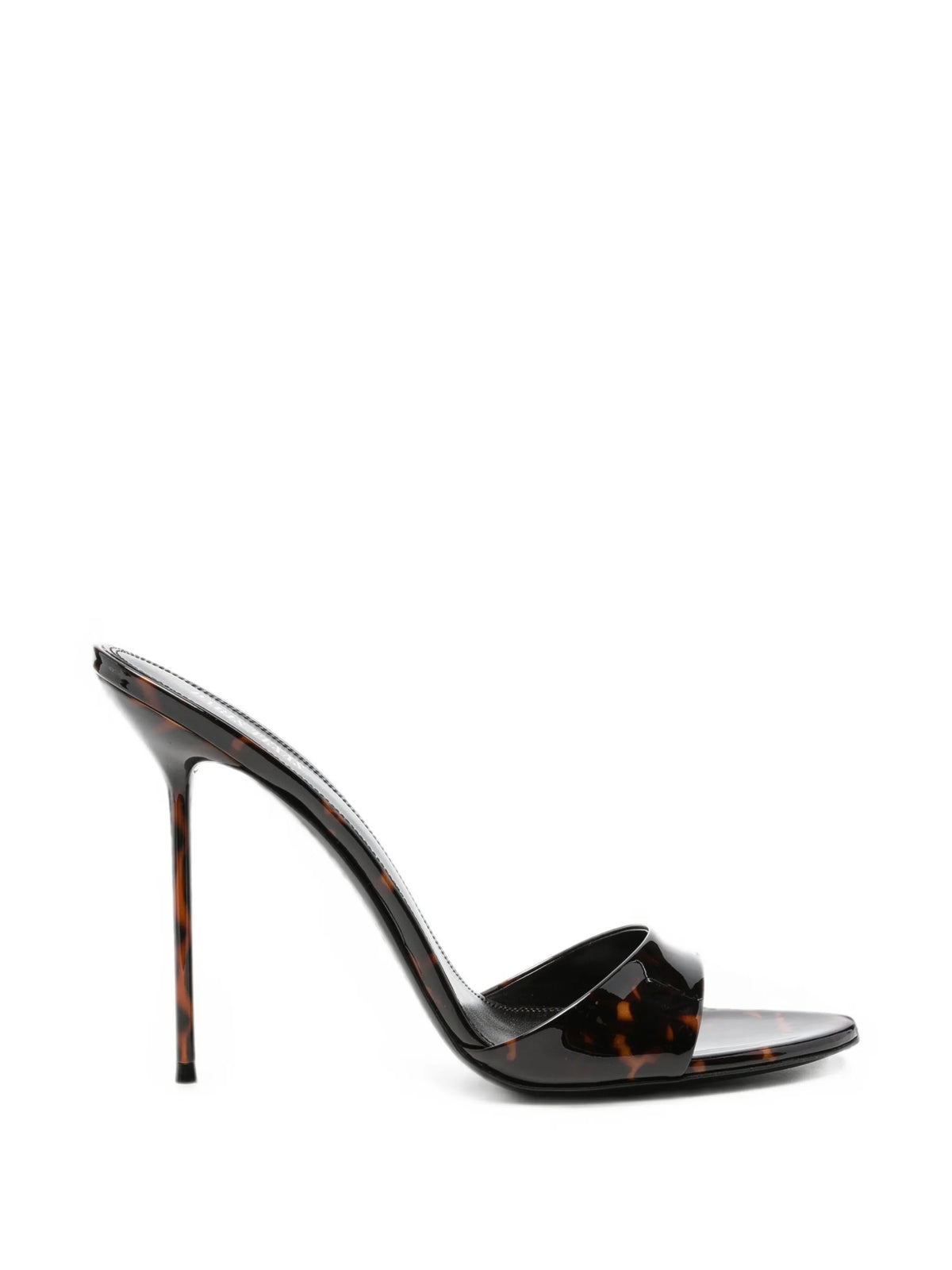 Paris Texas - Lidia Tortoise Patent Leather Mules 105