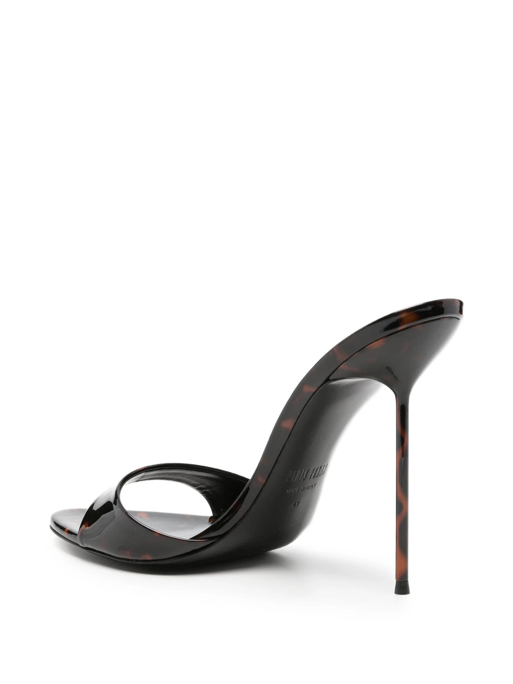 Paris Texas - Lidia Tortoise Patent Leather Mules 105
