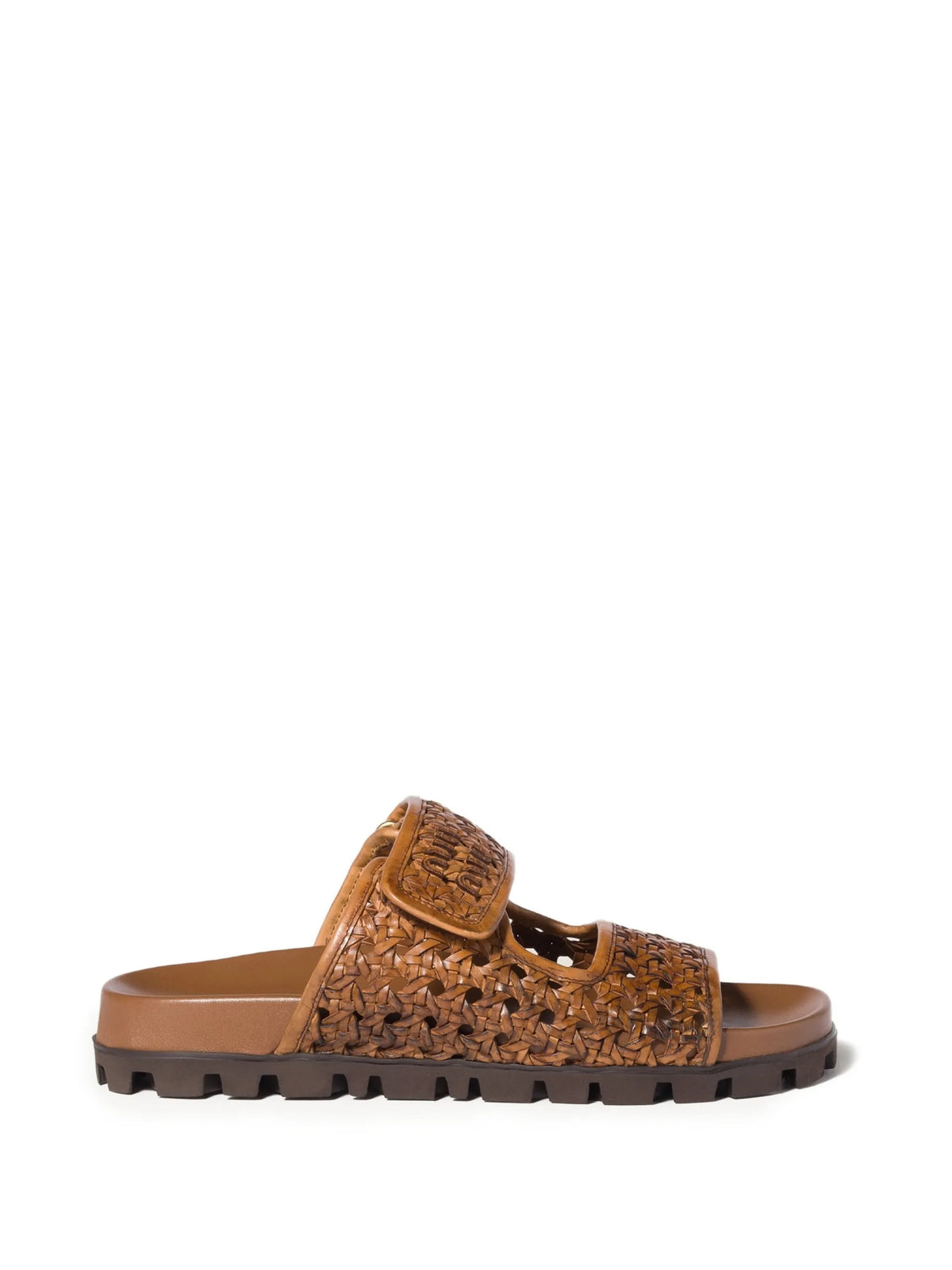 Miu Miu - Woven Leather Sandals