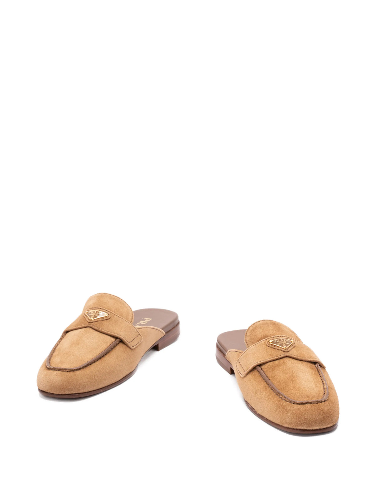 Prada - Logo-detail Flat Mules
