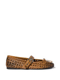 Miu Miu - Woven Buckle-strap Ballet Flats
