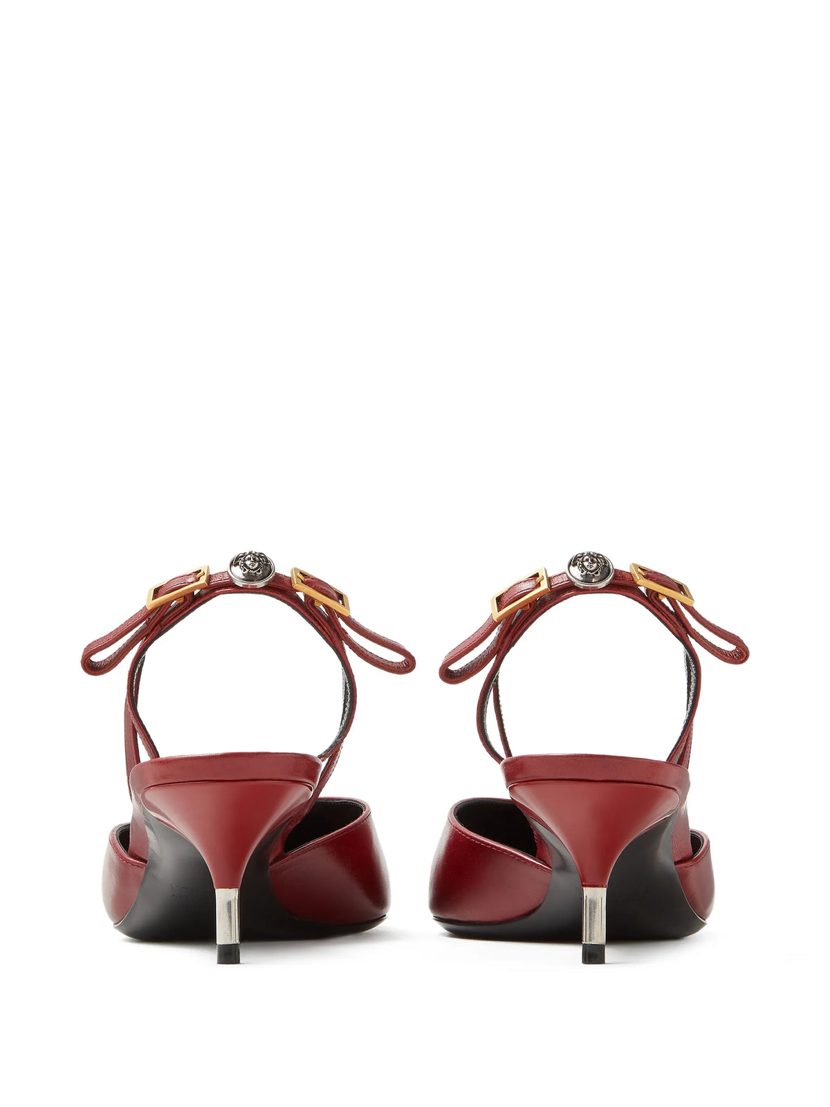 Versace - Point-toe Buckle Pumps