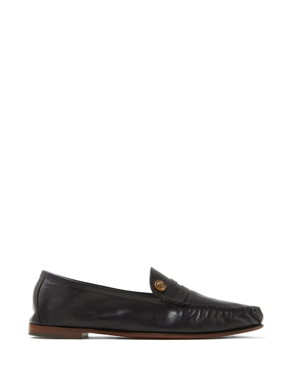 Versace - Guanto Leather Loafers