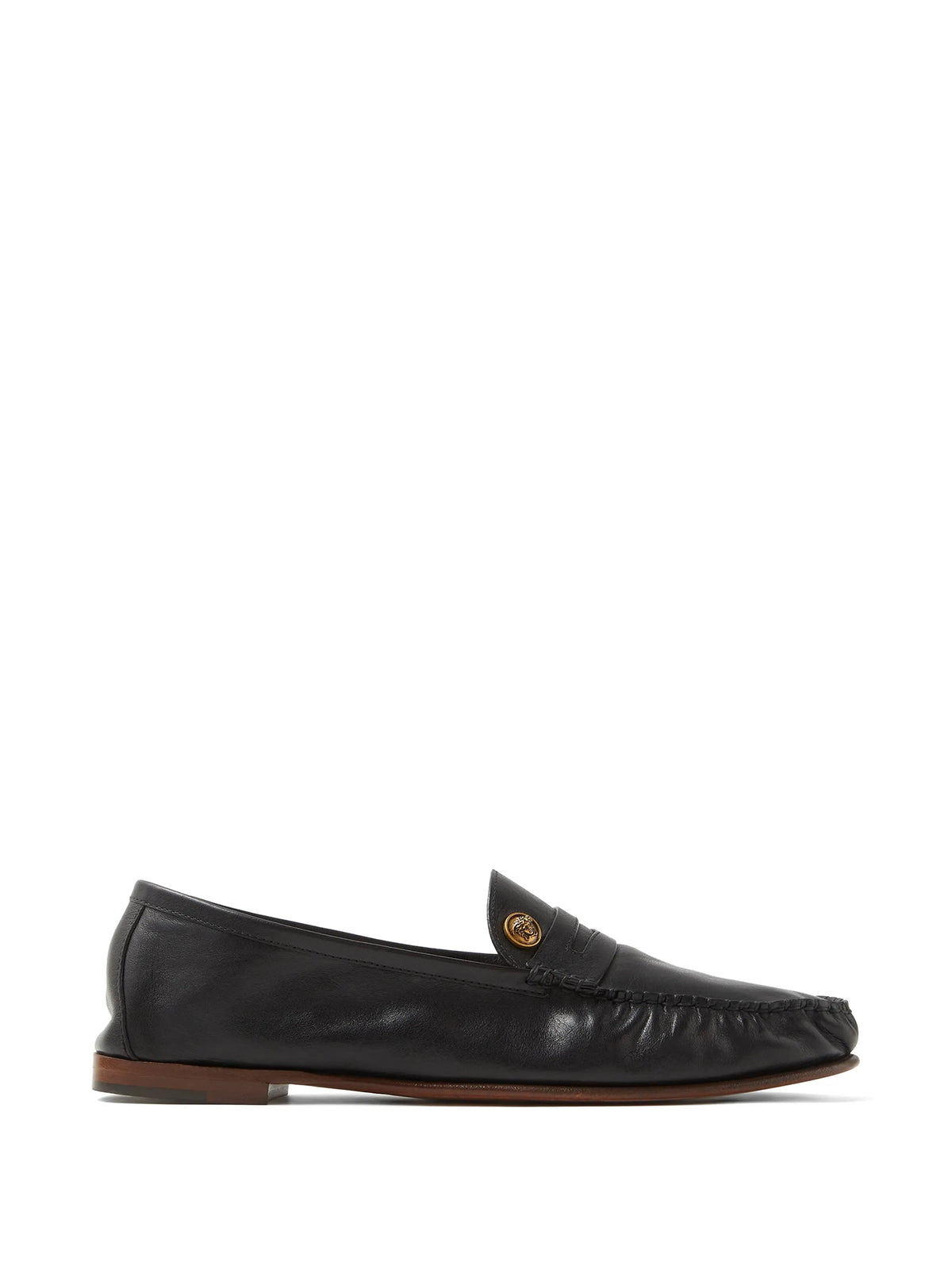 Versace - Guanto Leather Loafers