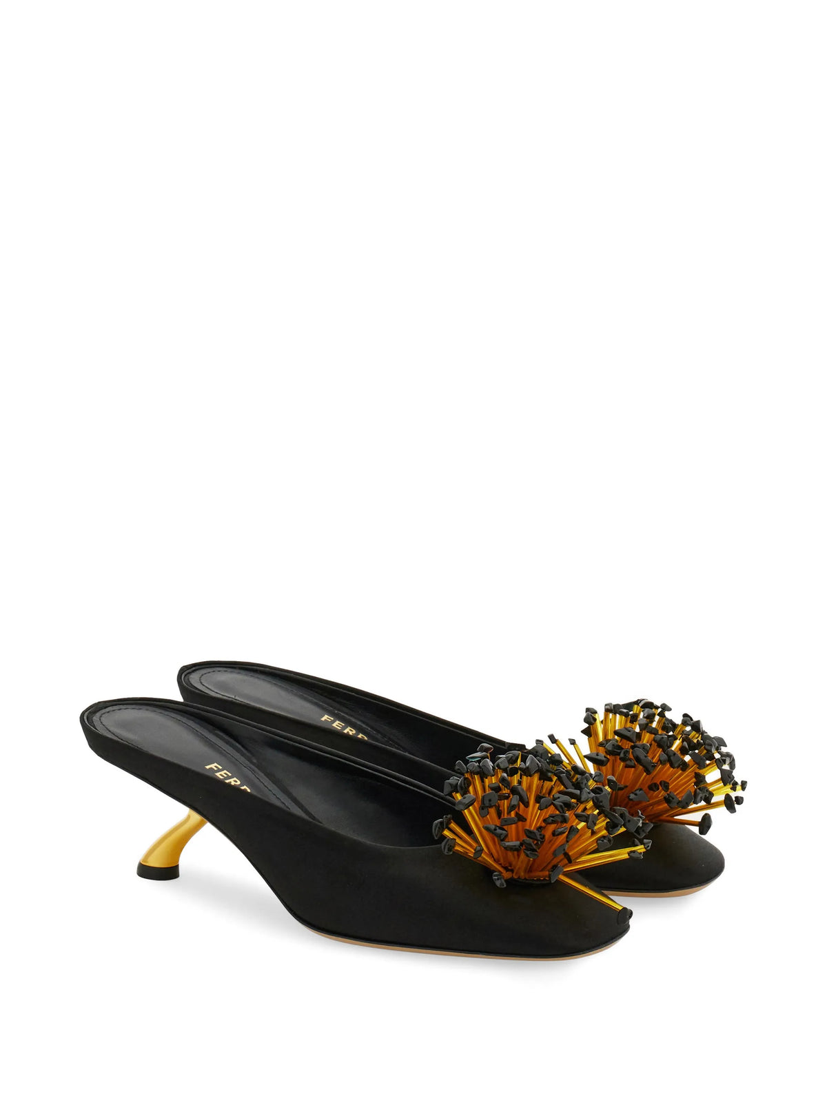 Ferragamo - S-shaped Heel Mules