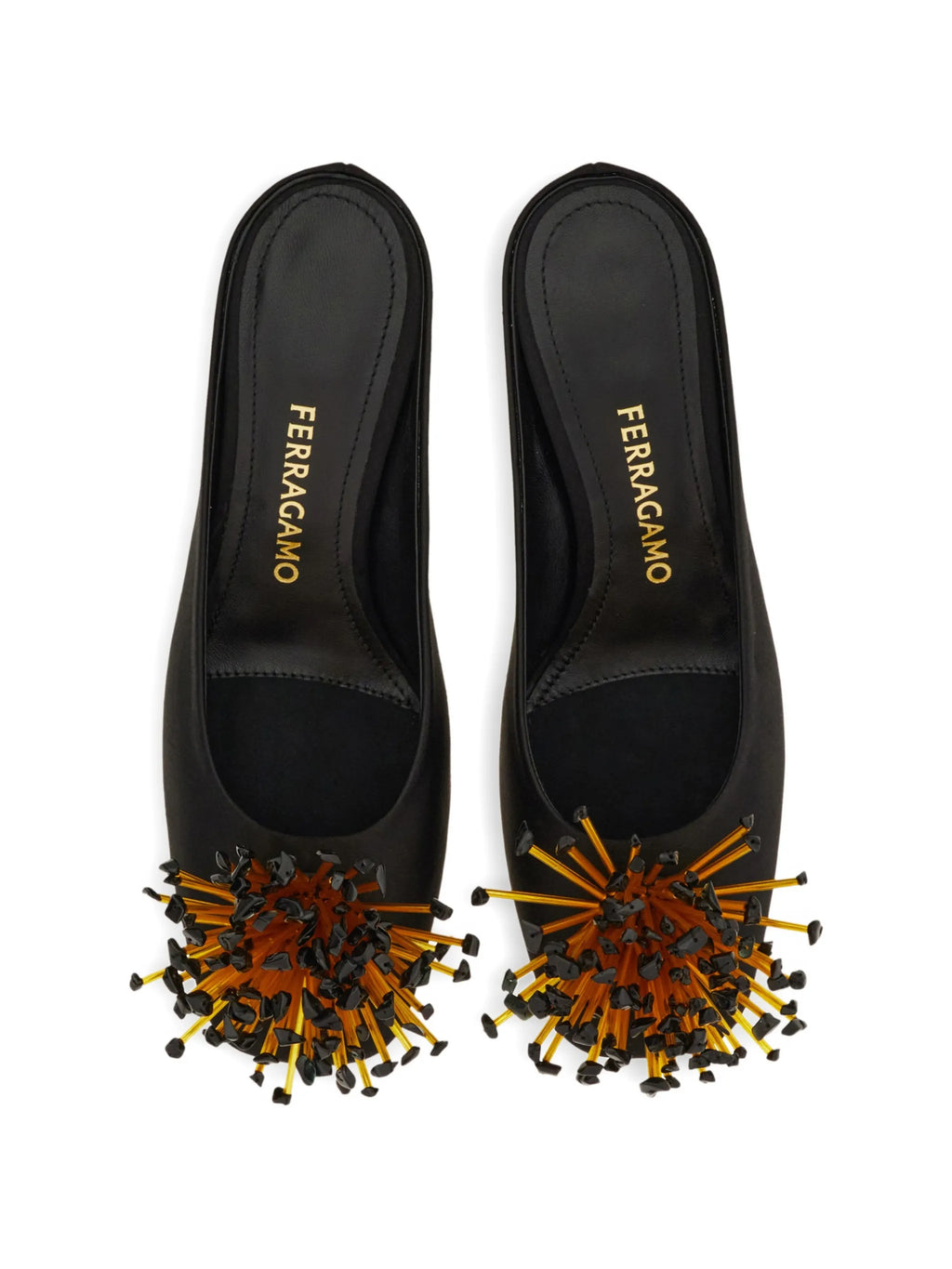 Ferragamo - S-shaped Heel Mules