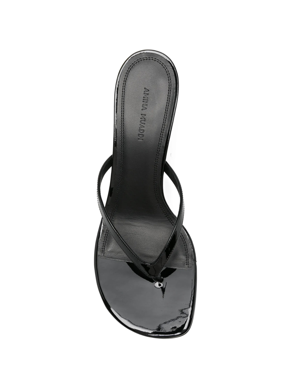 Amina Muaddi - Juliette Patent-finish Sandals